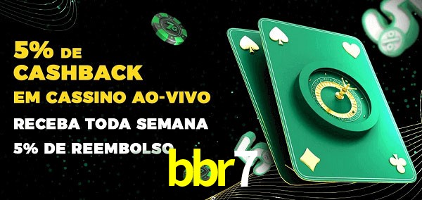 Promoções do cassino ao Vivo bbr7